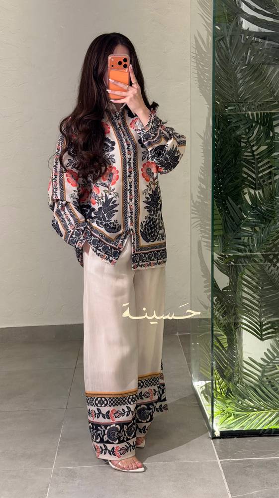 طقم بدلة زهور الشرق