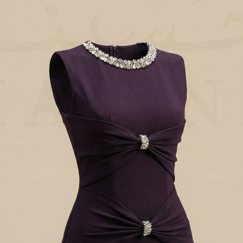 فستان أنيق كريب باكسوار