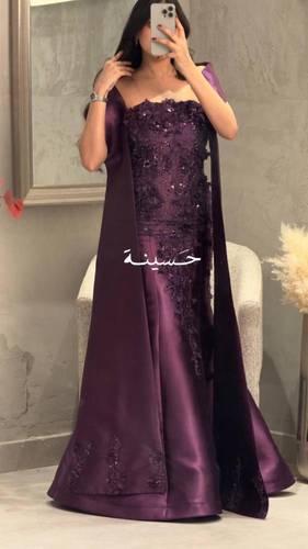 فستان تفته بورود كامله