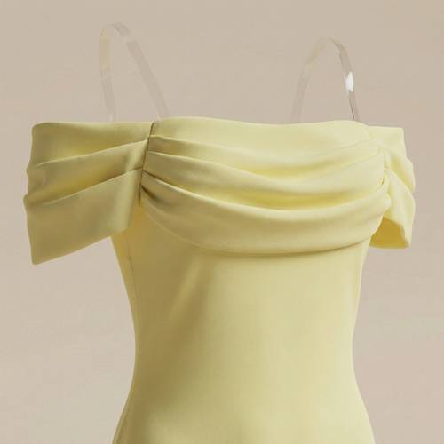 فستان الضياء الناعم بقماش باربي
