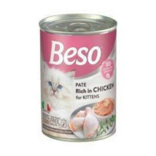 Beso wet food with chicken for kittens | 400g