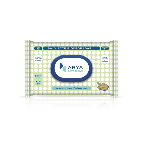 Arya Wet Wipes Cotton Without Scent 20x30cm 30pcs