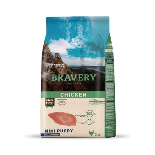 Bravery Dry Mini Puppy food Chicken - 2Kg