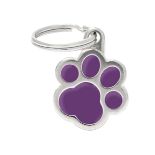 MF Tags PURPLE PAW