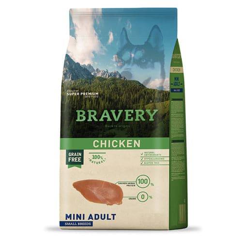Bravery Dry Mini Adult food Chicken - 2Kg