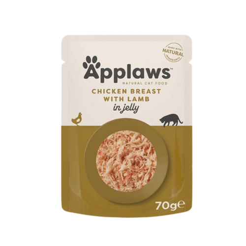 Applaws Chicken Breast with Lamb in Tasty Jelly 70g