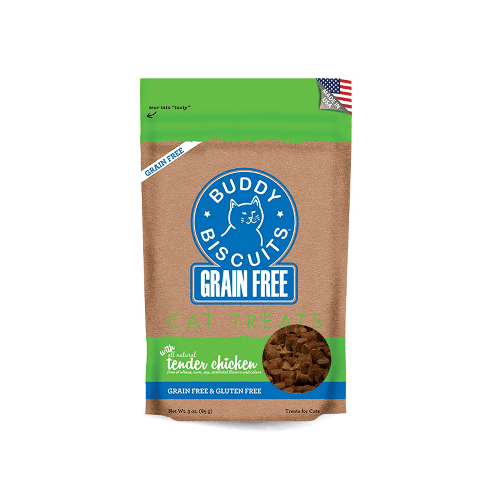 Buddy Biscuits Grain Free Cat Treats with Chicken for Cats 85g