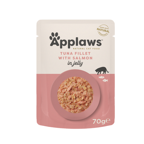 Applaws Cat Pouch Tuna Fillet with Salmon Jelly g70