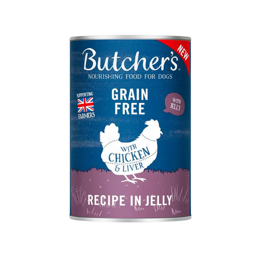Butcher's Original Dog Recipe with chicken in Jelly 400g 