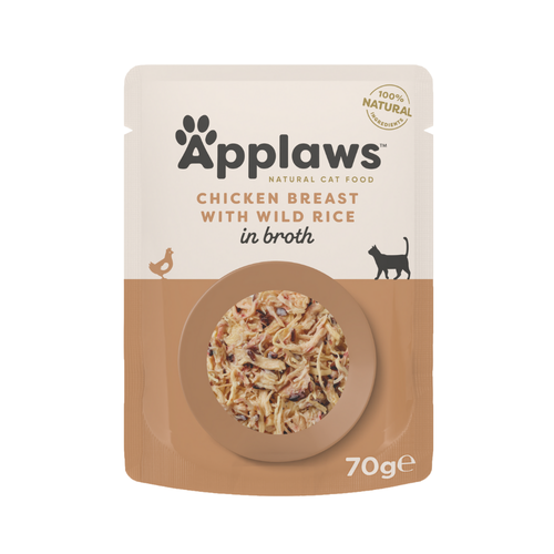 Applaws Cat Pouch Chicken Breast & Rice in Broth 70g