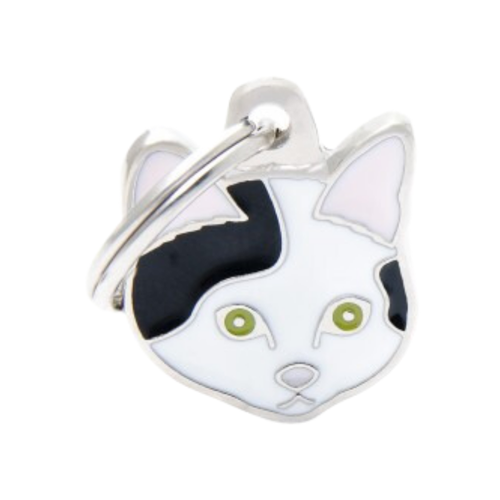 MF Tags WHITE AND BLACK EUROPEAN SHORTHAIR