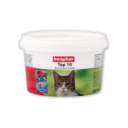 Beaphar Top 10 Cat 180 Tablets