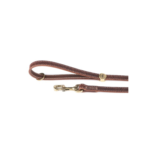 MF El PASO Leash Leather Brown