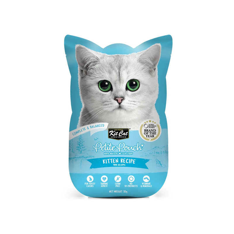 Kitcat Petite Pouch Complete Food-Kitten Tuna | 70g