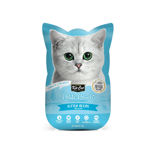 Kitcat Petite Pouch Complete Food-Kitten Tuna | 70g