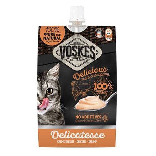 Voskes Cat Treat Cream With Chicken & Shrimp 90g