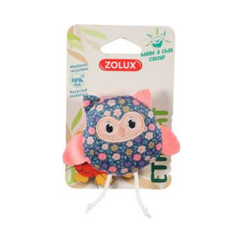 Zolux Ethicat Cat Toy Flwr Owl Toy