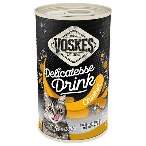 Voskes Cat Drink with Chicken 3x135g
