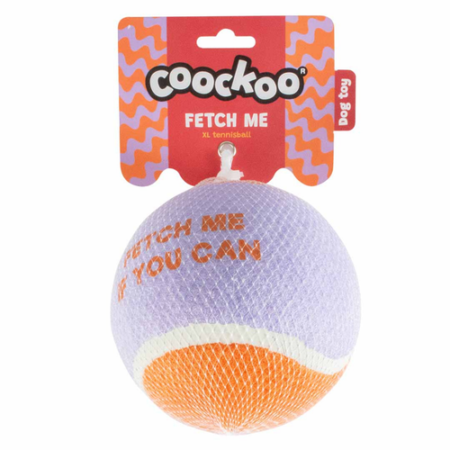 Coockoo Tennisballs Fetch Me 12,7cm Purple & Orange