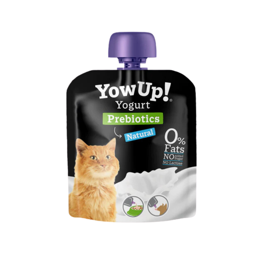 YowUp Natural Yogurt Pouch rich in Calcium & Prebiotics for Cats 85g