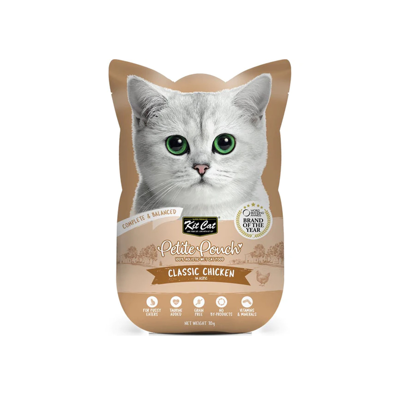 Kitcat Petite Pouch Complete Food-Classic Chicken | 70g
