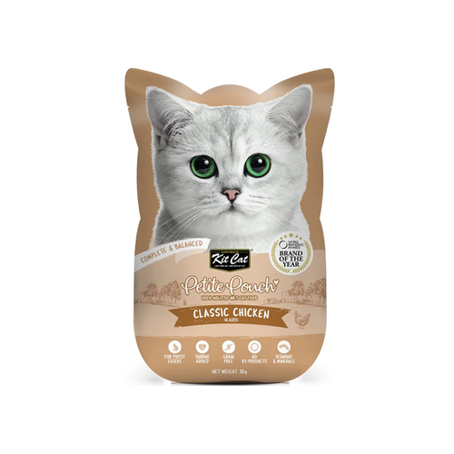 Kitcat Petite Pouch Complete Food-Classic Chicken | 70g