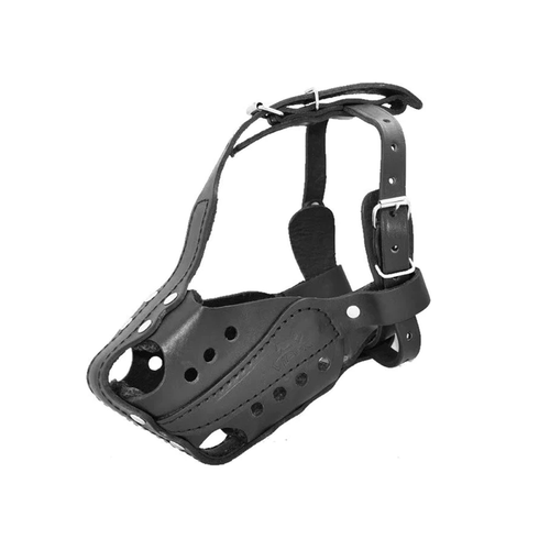 Zolux Black Leather Muzzle Size 8