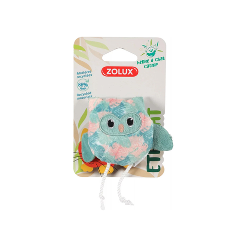 Zolux Ethicat Cat Toy Leave Owl Toy