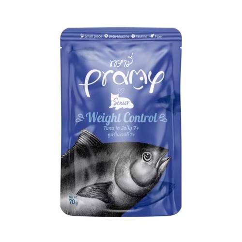 Pramy Weight Control Tuna meat in Jelly +7 for Adult Cats 70g