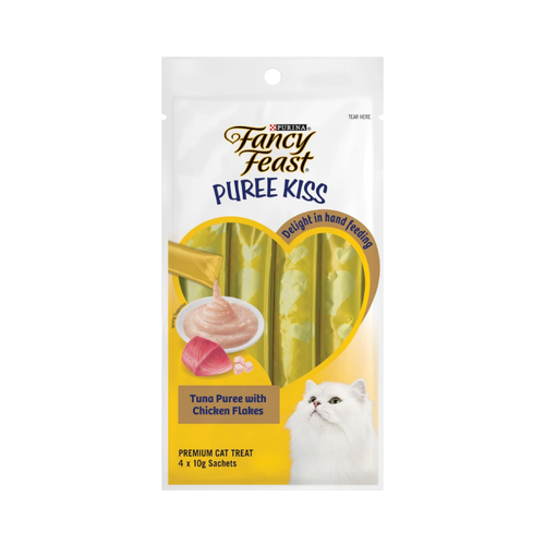 FANCY FEASTT PUREE KISS -TUNA WITH CHICKEN 4x10G