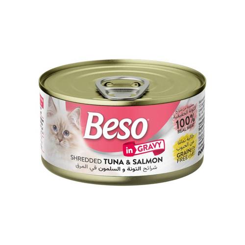 Beso Tuna & Salmon in GRAVY Wet Food for Cats | 85gm