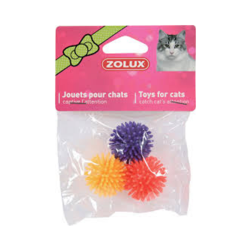 Zolux Cat Toys 3 Star Balls 4 cm