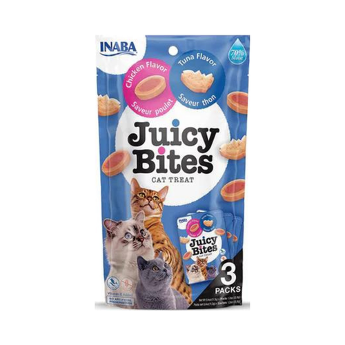 INABA Juicy Bites Tuna & Chicken Flavor 3x11.3g