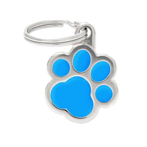 MF Tags LIGHT BLUE PAW