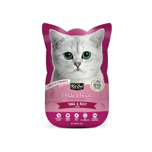Kitcat Petite Pouch Complete Food-Tuna & Beef | 70g