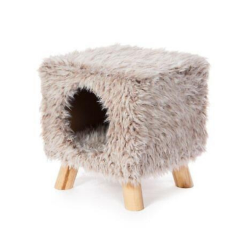 Prevue Pet Cozy Cube - Frost Tan