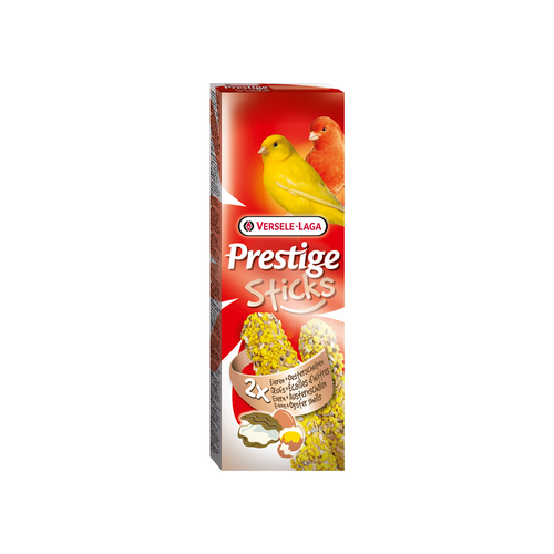 Versele Laga Prestige Sticks Canaries Eggs & Oyster Shells - 2 pcs 60g