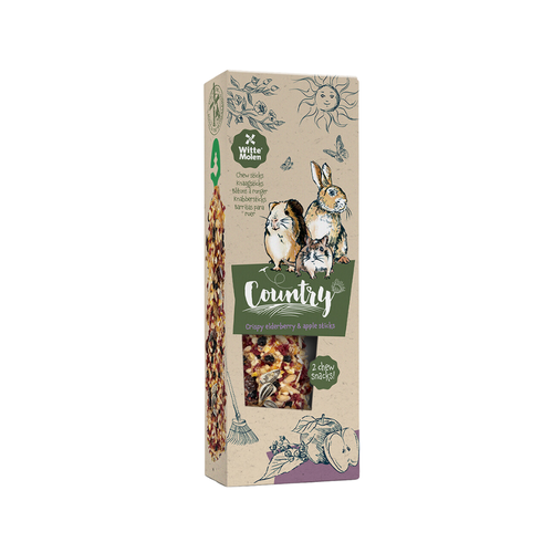WM Country Snack for Small Animal Papaya & Hibiscus Sticks 110g