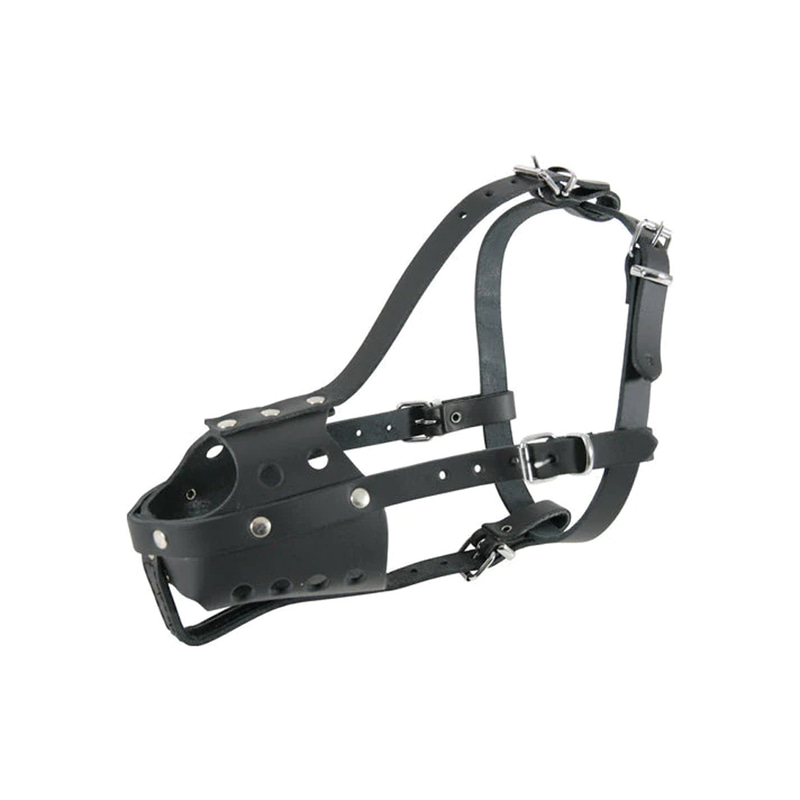 Zolux Black Leather Muzzle Size 5