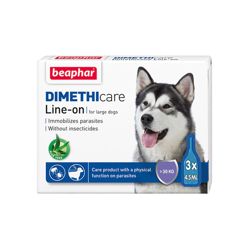 Beaphar DIMETHI CARE LINE-ON FOR LARGE DOG 3x4.5ml