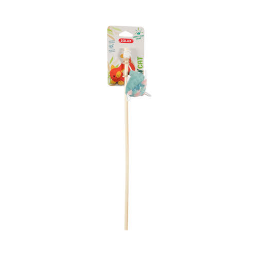 Zolux Ethicat Cat Toy Leav Pyram Rod Toy