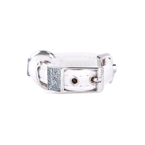 MF SAINT TROPEZ Collar LEATHER White