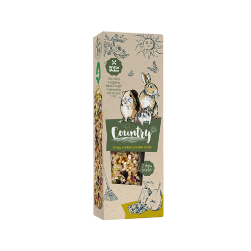 WM Country Snack for Small Animal Elderberry & Apple Sticks 110g