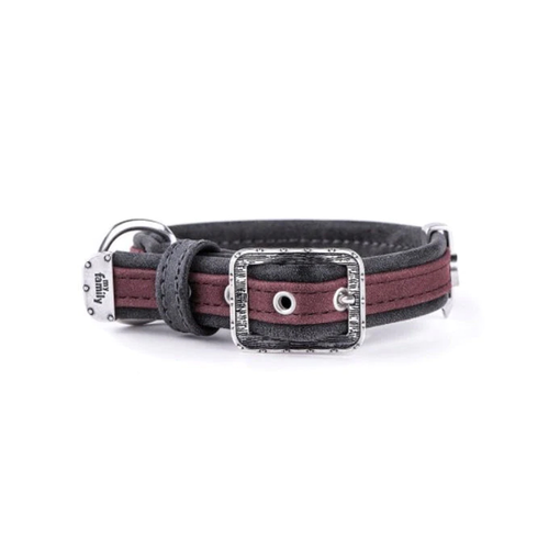 MF London Collar Leather Burgundy