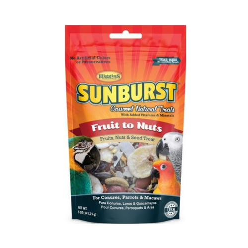 Sunburst Treats Fruits to Nuts for Parrots & Macaw & Conure 0.14kg