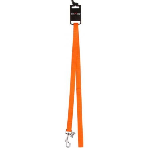 Gim Dog leash for dogs Orange nylon 1 x 100 cm