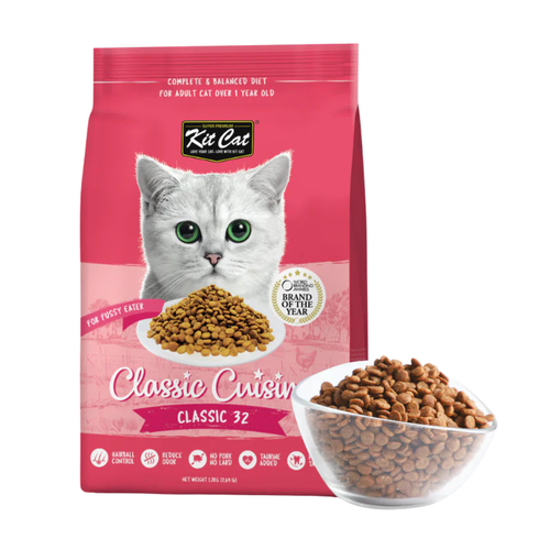 Kit Cat Classic 32 (Taurine Added) Dry Cat Food