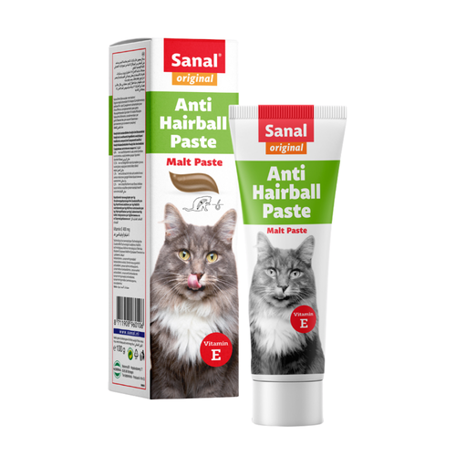 Sanal Malt Anti Hairball Paste for Cats 100g