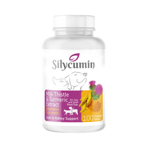 Bio PetActive Silycumin Liver & Kidney Support for Cats & Small Breed Dogs 100 Tablets 50g