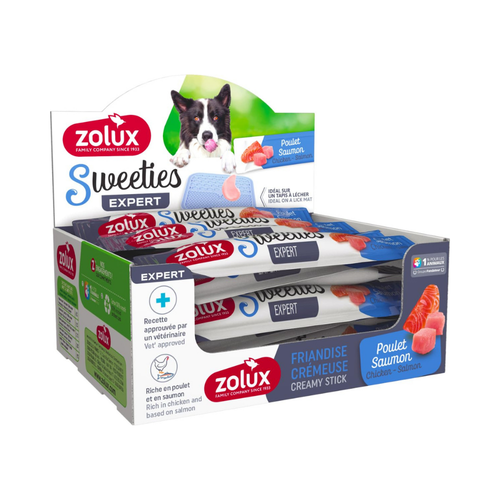 Zolux Sweeties Creamy Treats Chicken & Salmon for Dogs 14g